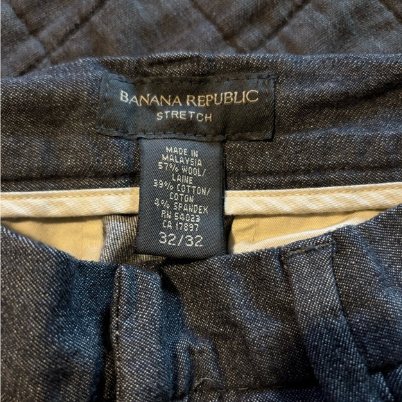 Banana Republic Gray Wool Blend Dress Pants Slacks Office Corpcore 32x32 - Picture 5 of 5